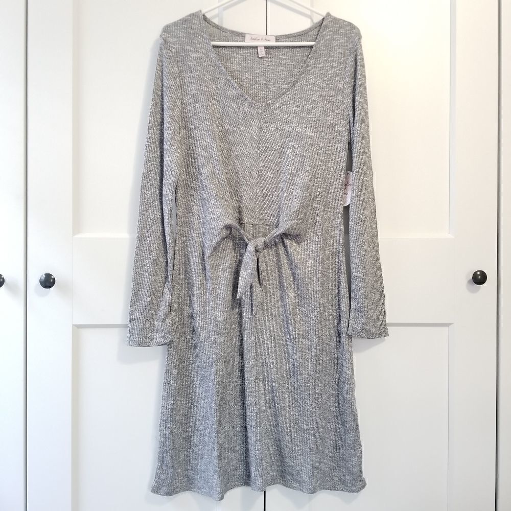 Harlow and rose tie-waist midi dress